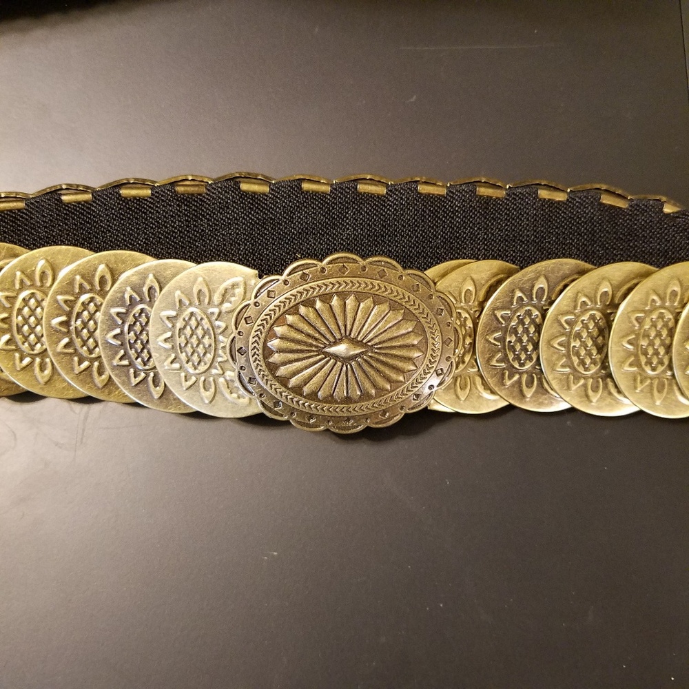 Modcloth | Bronze "Coin" Belt